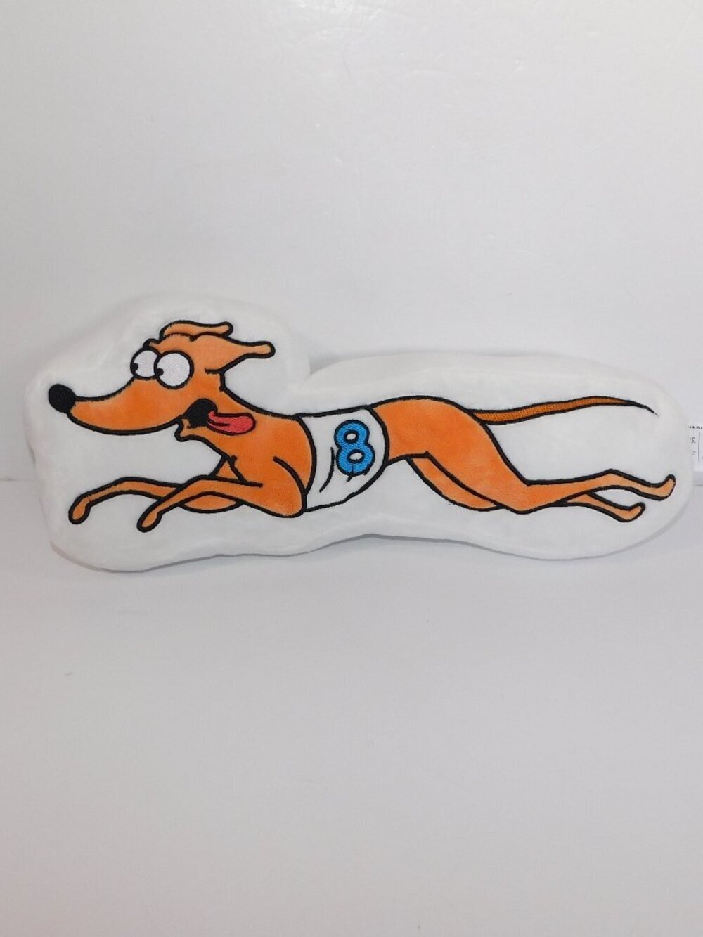 The Simpsons Santa's Little Helper Dog Greyhound 17" Plush Stuffed throw Pillow